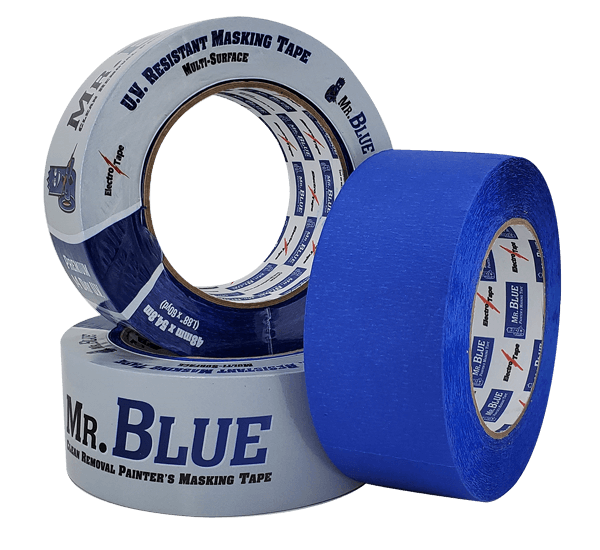 2 Rolls Blue Painters Tape Masking Tape Bulk, Blue Tape for
